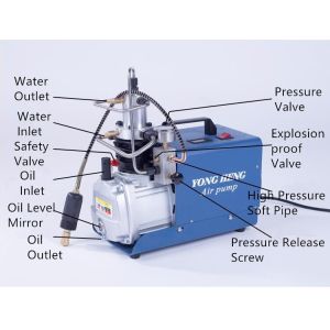 High Pressure 4500PSI Air Compressor For Pneumatic Airgun Scuba Rifle PCP