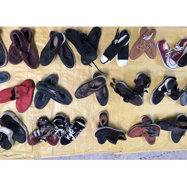 Safety Used Mens Shoes Canvas Type Wearable Second Hand Casual Shoes