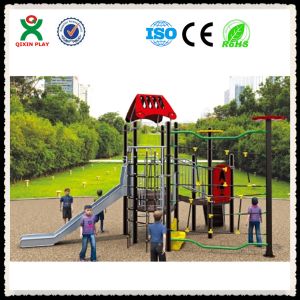 Quality Kids Outdoor Playground Equipment Manufacturer China QX-046C for sale