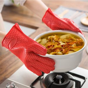 Non Slip Heat Resistant Silicone Microwave Oven Gloves