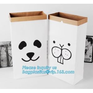 Foldable Pop up Dupont Tyvek Laundry Hampers Bag, Customized full color printing