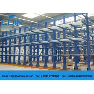 Quality Heavy Duty Cantilever Warehouse Racks , Adjustable Q235B Steel Cantilever Racking for sale