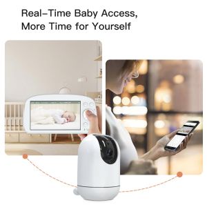 1080p WiFi Baby Monitor with App Two-Way Audio PTZ Camera