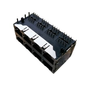Molex Modular jack Top / Side Eentry Low Profile Modjack Ganged Stacked Jack