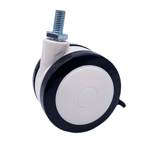 Buy 75MM Dual Medical Wheels with locking Thread Office Chair Casters at wholesale prices