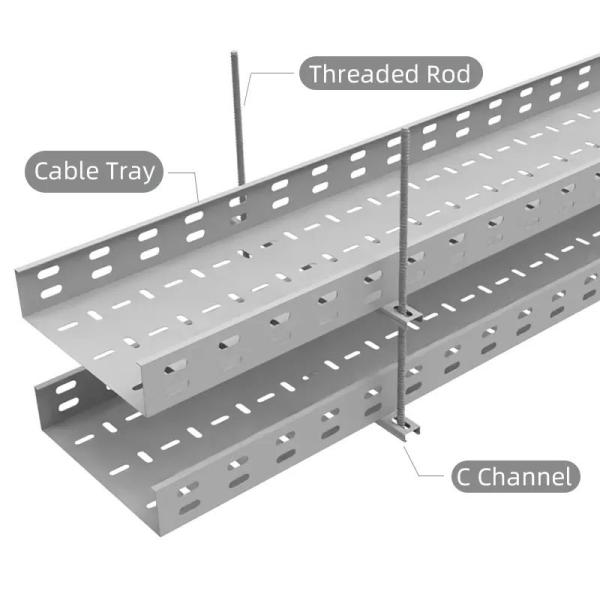 Buy Fireproofing Perforated Metal Cable Tray at wholesale prices