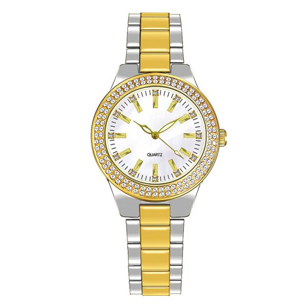 Buy IPG Electroplating Quartz Movt Genuine Diamond Watch 8mm Dial Thickness at wholesale prices