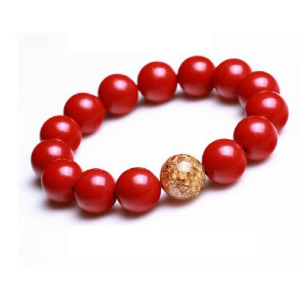 Buy Taiwan genuine natural crystal bracelet natural cinnabar Cinnabar Cinnabar gold at wholesale prices