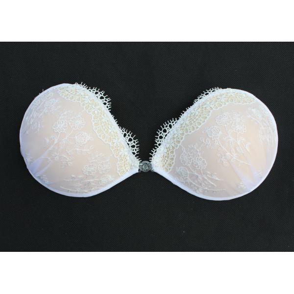 Buy wholesale Wireless Stick On embroidery Bra Invisible lace Silicone Gel at wholesale prices