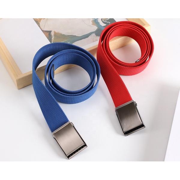 3.8cm High Elastic Braided Belt 120cm Length Casual Mens Belts For Jeans
