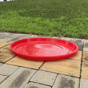 Lightweight Plastic Breeding Tools Hen Feeder Tray Chicken Cleaning And