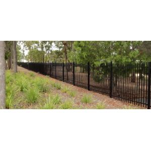 Galvanized Powder Coated Steel Tubular Fence