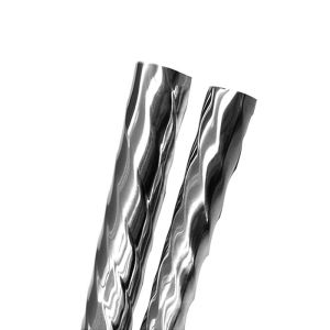 1100mm Height Spiral Sgs Grade 201 Stainless Steel Step Railing