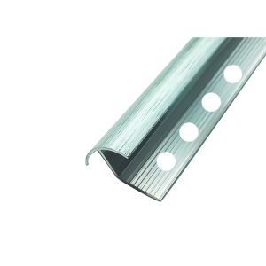 China Scratch Resistant Wall Brushed Chrome Tile Edging For Kitchen on sale