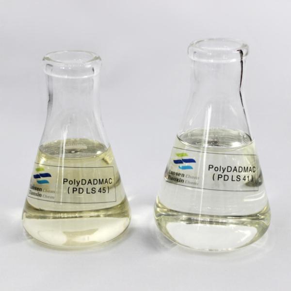 Polydadmac Coagulant Viscosity 2500-5000 Colorless Cationic Polymer Water Treatment Resist Chlorine Degradation