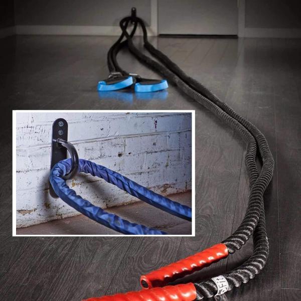 300 kg Load Capacity Carbon Steel Bicycle Wall Anchor for Battle Rope/Resistance Bands