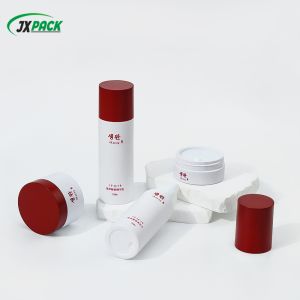 Recyclable PET Cosmetic Bottle Set with 30g and 50g Cream Jars and 120ml Lotion
