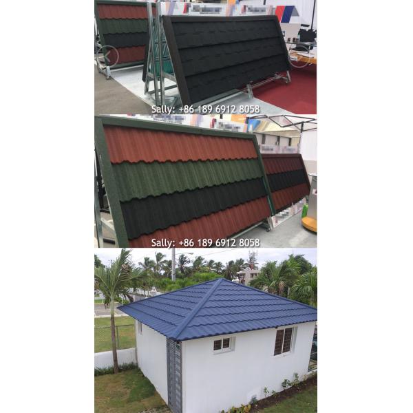China Low Price Stone Coated Metal Roof Tile / Roof Shingle / Decras Roofing Sheet