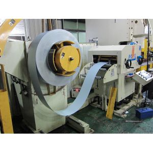 Metal Plate Straightening Machine , Zigzag NC Feeder Coil Handling Systems