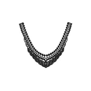 Quality Crochet lace embroidery lace collar part for fashion garment for sale