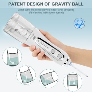 Electric Oral Irrigator Water Flosser Battery Operated CE Approved Oral Care