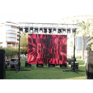 P4.8 Outdoor Rental LED Screen 576*576mm Cabinet 288*288mm Module Rainproof