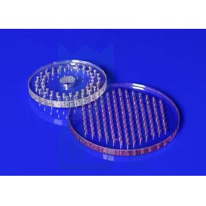 High Temperature Quartz Glass Plate Clear With Hole