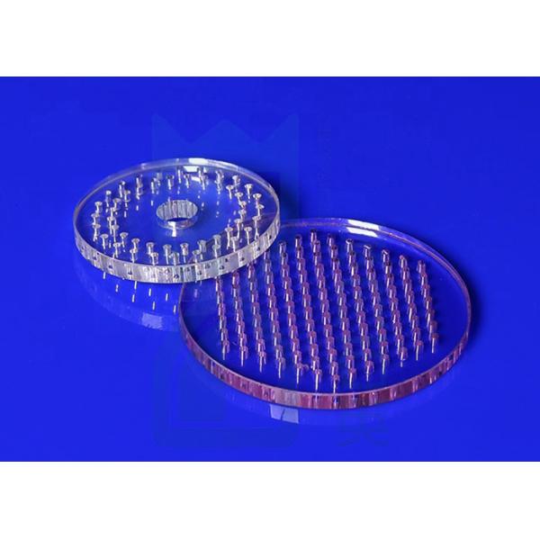 Buy High Temperature Quartz Glass Plate Clear With Hole at wholesale prices