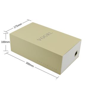 Brown Drawer Hard Cardboard Gift Boxes Shoe Packaging 300mm Length