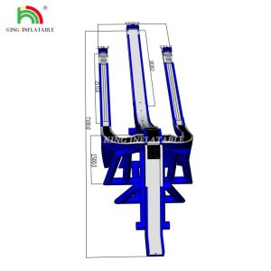 Factory Direct Sales Large Inflatable Triple Water Slide Outdoor Water