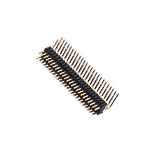Fireproof 1.27mm * 2.54 Mm Pitch Header / PCB Board Male Pin Headers