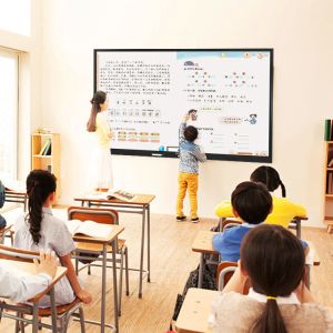 Touchscreen All In One Intelligent Board , 86 Inch Interactive Digital