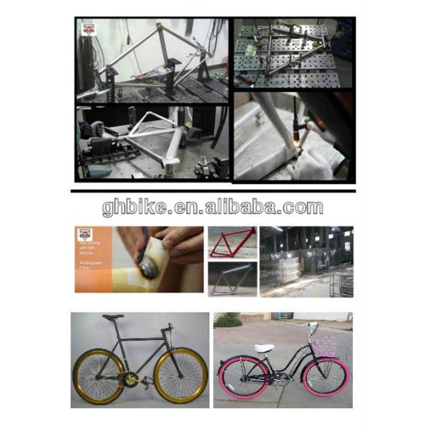 700C Teny Mag 5-Spoke Wheel Fixie Bike Fixed Gear Bike for Men Load Capacity 150KG End