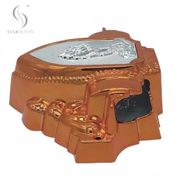 ABS Material Bronze Luxury Coffin Corner Set With Steel Pipe Wholesale 20# B