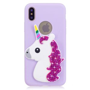 3D Cartoon Animal RhinestoneSilicone Soft Bling Glitter shockproof tpu phone