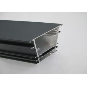 Break Bridge Grey Aluminium Window Profiles Customized Heat Insulation