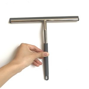High End Stainless Steel Window Squeegee With Hook Hanging