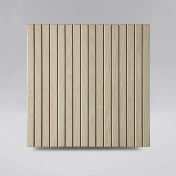 Buy Customized Fireproof Natural Walnut Acoustic Slat Wood Wall Panel at wholesale prices