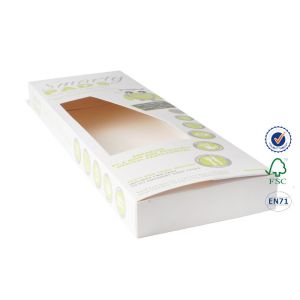 Luxury Magnetic Closure Cardboard Packaging Boxes , Art Paper Window Boxes