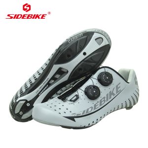 OEM Carbon Road Bike Shoes , Quick Lace - SPD Cleat Compatible Mountain Road