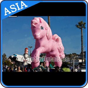 Customized Helium Balloon Animal Shaped , Cartoon Character Pink Pig Inflatable