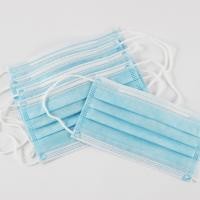 Blue Adult Hypoallergenic Dental Masks , Easy Breath OEM Face Mask Eco Friendly