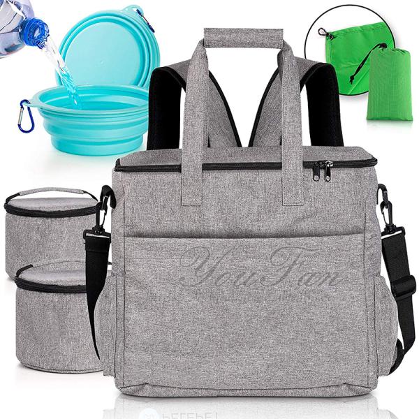 Pet Supplies Weekend Tote Organizer Travel Bag for Dogs