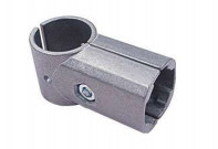 China Grinding Face AL-60 OD28mm Aluminum Pipe Joints Nature Color on sale