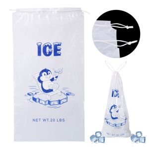 China Reusable Drawstring Gallon Ice Bags on sale
