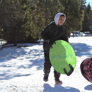 Experience the Thrill of Winter with Our 21inch Round Snowboard Sled