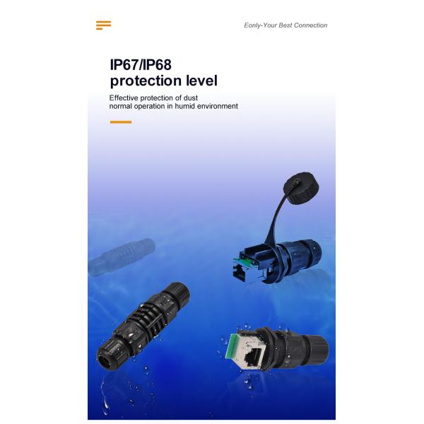 M12 X Code RJ45 Plug Cable IP67 IP68 Waterproof Industrial Ethernet