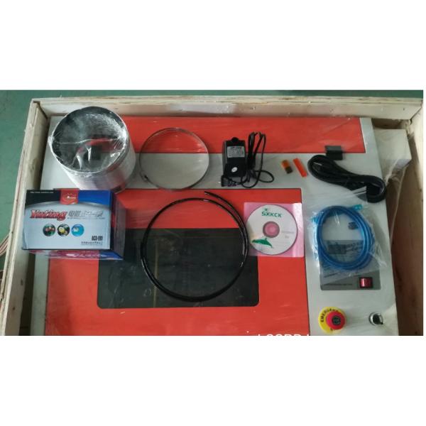 50w 4040 laser engraving cutting machine with CO2 laser tube and golden laser head