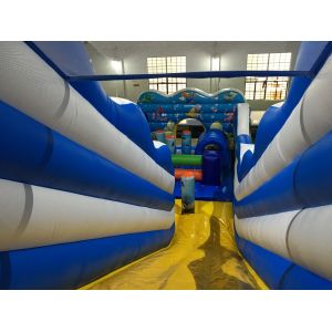 Digital Printing Commercial Inflatable Slide Jumping Castle Slide Bounce House
