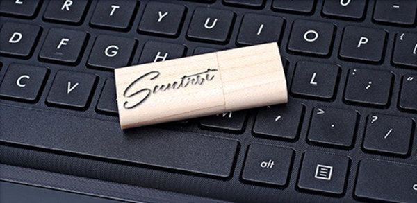 Customized Logo 4GB 8GB USB Flash Drive Pendrive Wooden USB Sticks